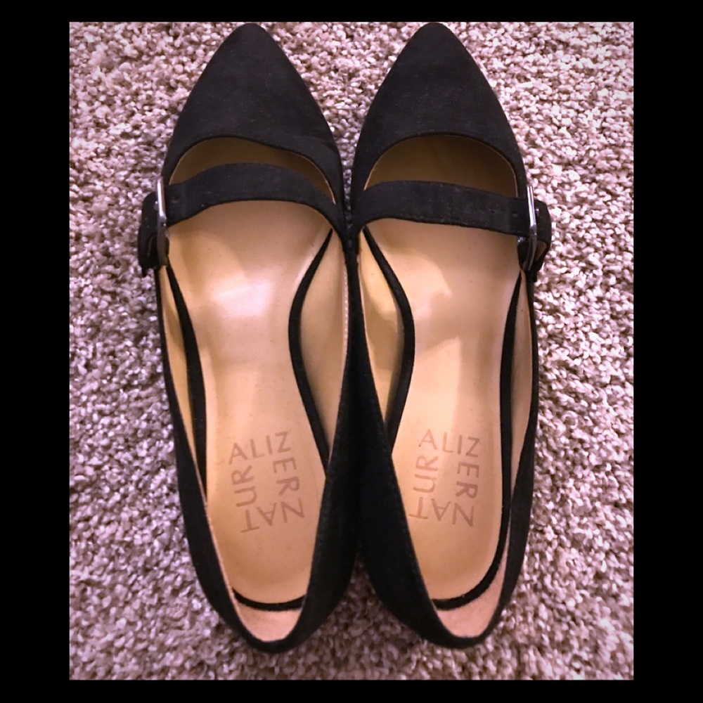 Black Naturalizer flats